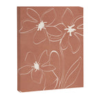 Little Flower Outline on Clay 02 Canvas Print Gallery Image 6