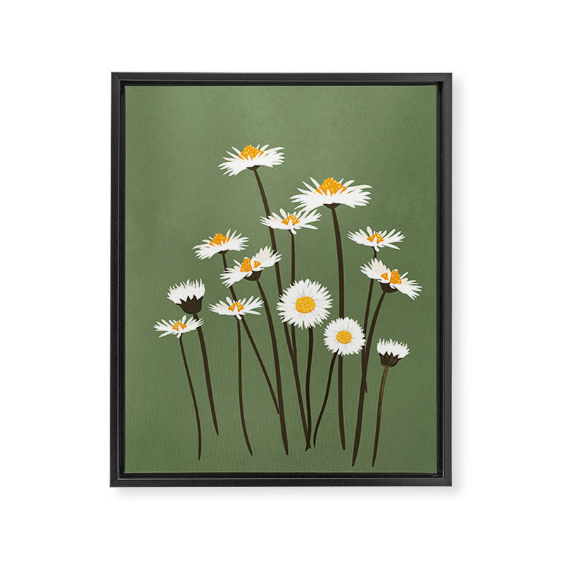 Little Flowers 2 Framed Canvas Print Gallery Image 6