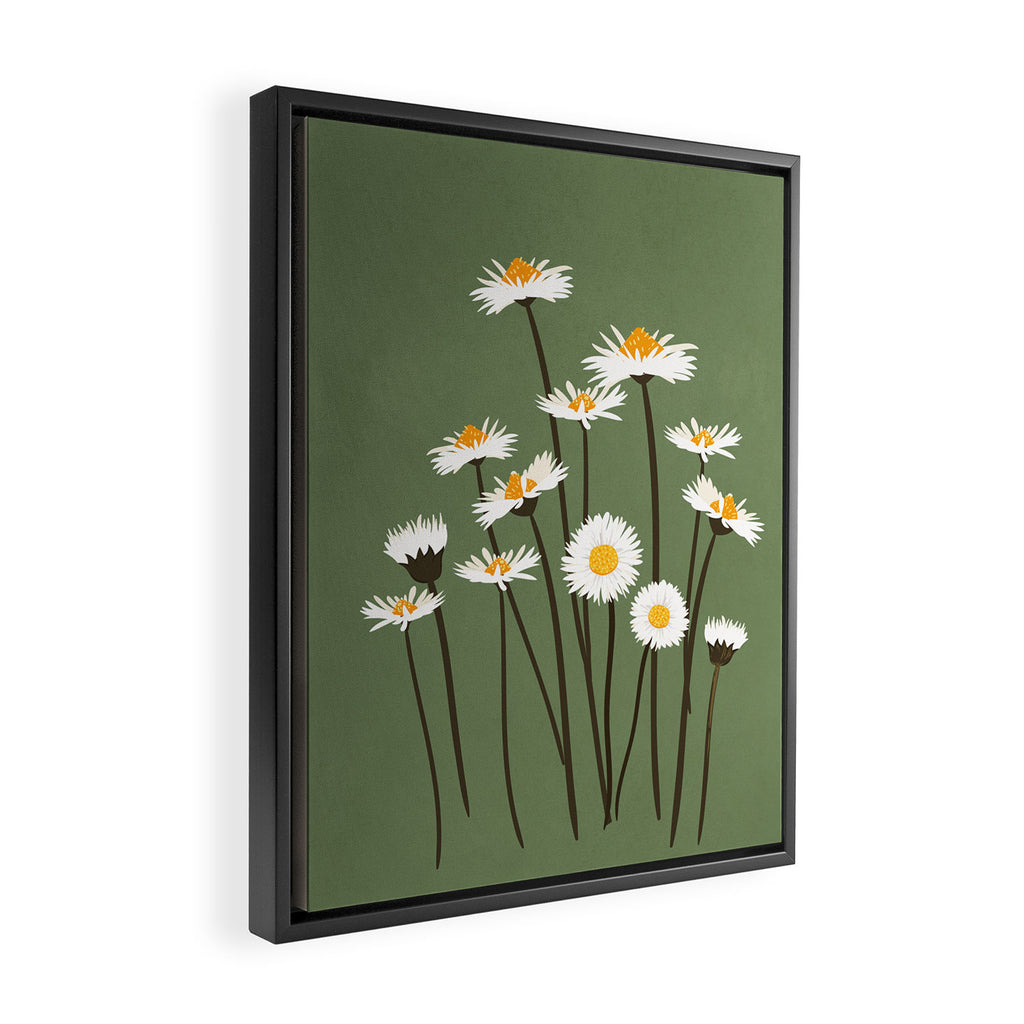 Little Flowers 2 Framed Canvas Print Gallery Image 2
