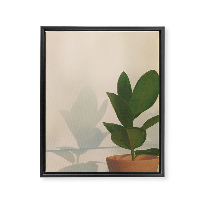 Little Pot Plant Framed Canvas Print Gallery Image 1