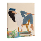 Lost in my books Canvas Print Gallery Image 6
