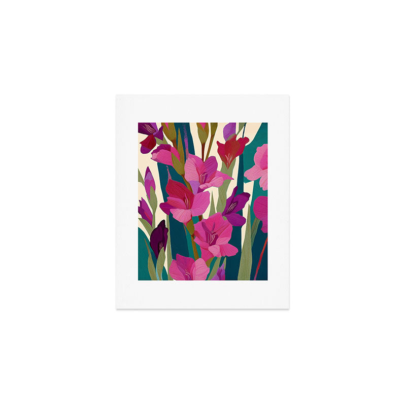 Magenta Garden Art Print Gallery Image 1