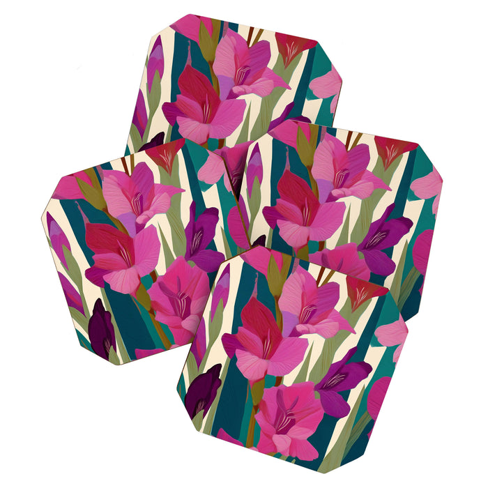 Magenta Garden Coaster Gallery Image 1