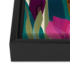Magenta Garden Framed Canvas Print Gallery Image 3