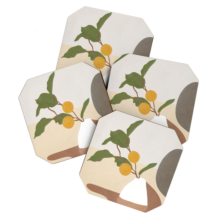 Mandarin Branch Coaster Gallery Image 1