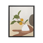 Mandarin Branch Framed Canvas Print Gallery Image 6