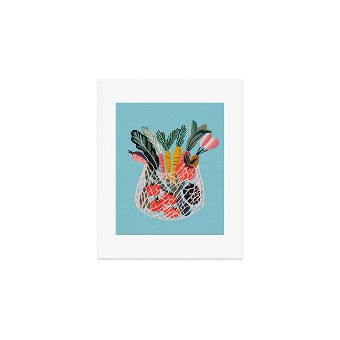 Market Morning Art Print Gallery Image 1