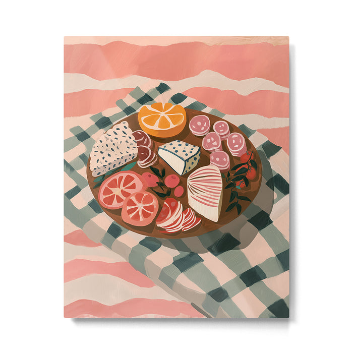 Mediterranean Picnic Metal Print Gallery Image 1