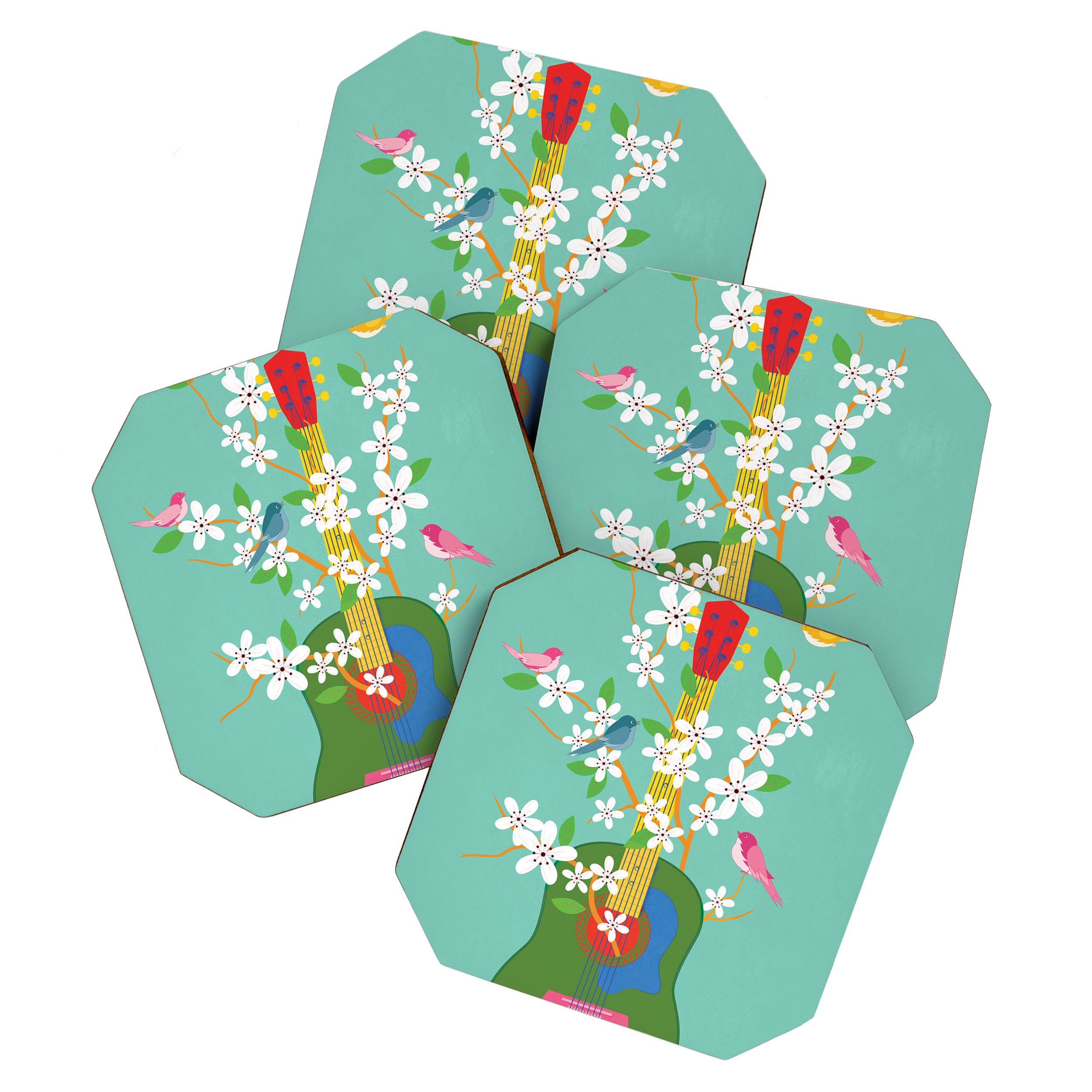 Melody in Bloom 2 Coaster Gallery Image 1