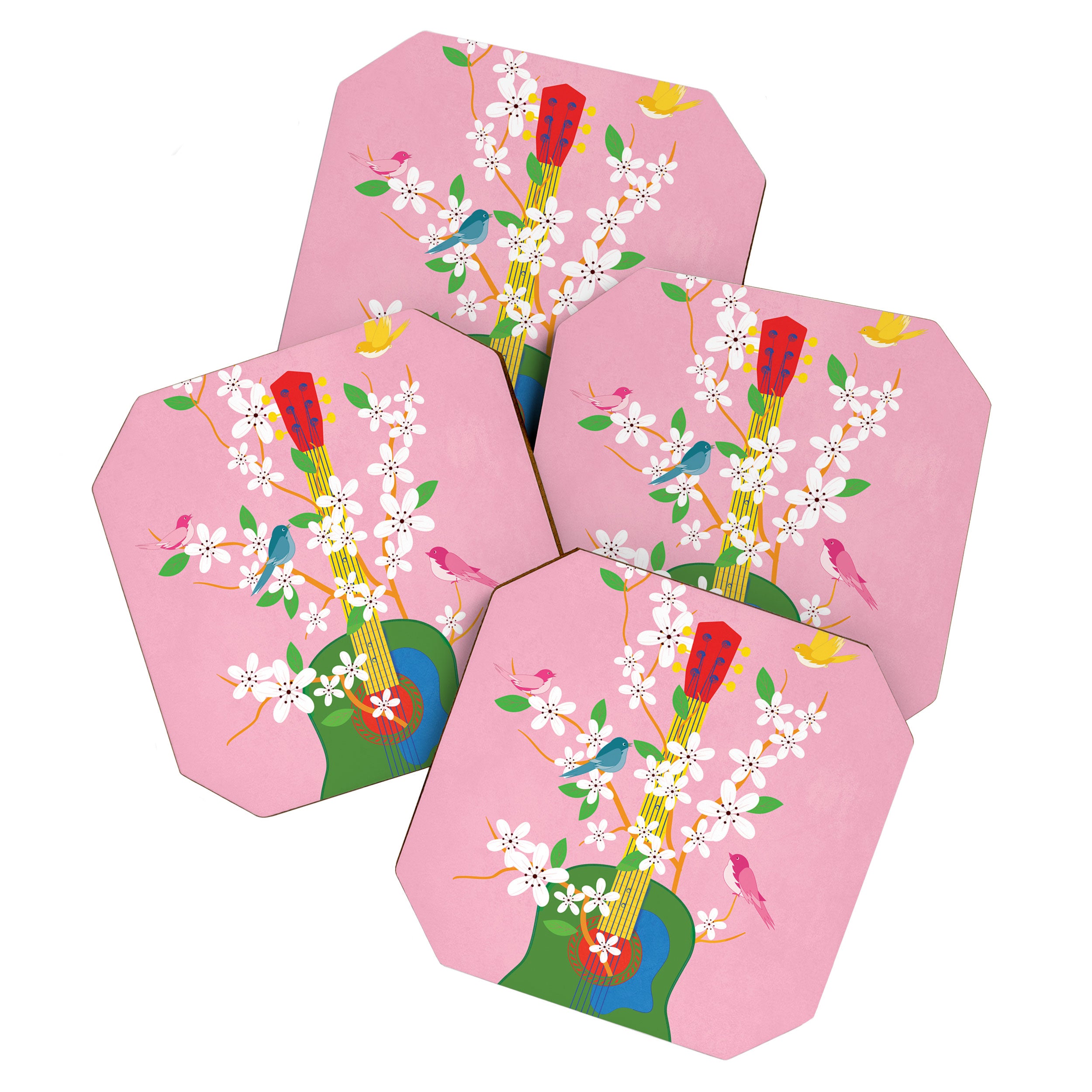 Melody in Bloom 3 Coaster Gallery Image 1