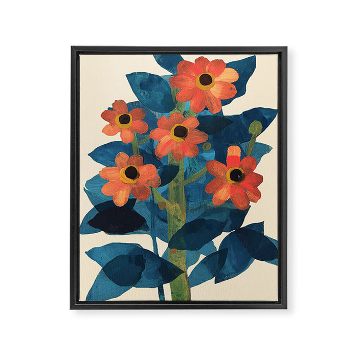 Mexican Sunflower Study Framed Canvas Print Gallery Image 1