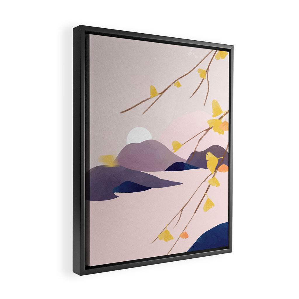 Midnight Bloom 02 Framed Canvas Print Gallery Image 2