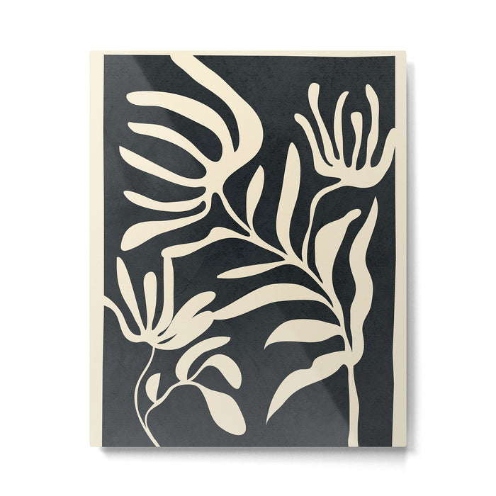 Minimal Abstract Art Plant 1 Metal Print Gallery Image 1