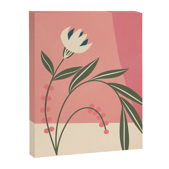 Minimal Abstract Flowers 21 Canvas Print Gallery Image 1