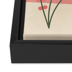 Minimal Abstract Flowers 21 Framed Canvas Print Gallery Image 3