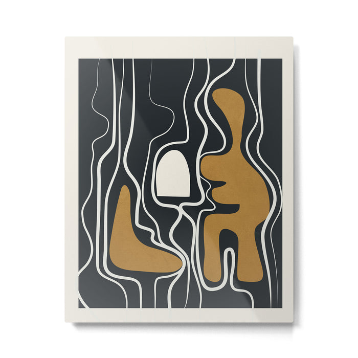 Minimal Abstract Form 1 Metal Print Gallery Image 1