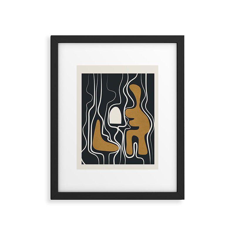 Minimal Abstract Form 1 Framed Art Print Gallery Image 5