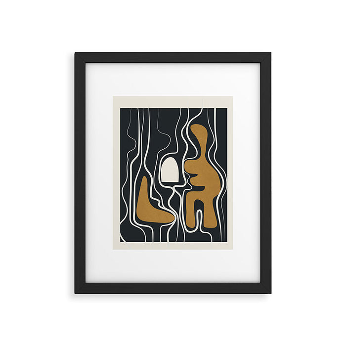 Minimal Abstract Form 1 Framed Art Print Gallery Image 1
