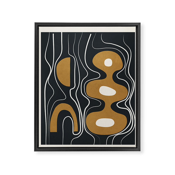 Minimal Abstract Form 2 Framed Canvas Print Gallery Image 1