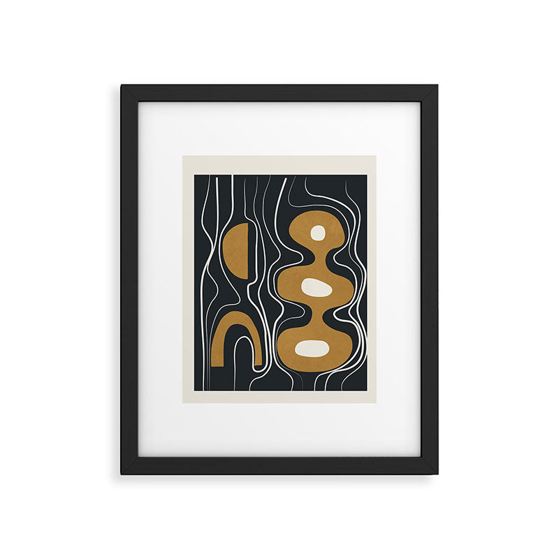 Minimal Abstract Form 2 Framed Art Print Gallery Image 5