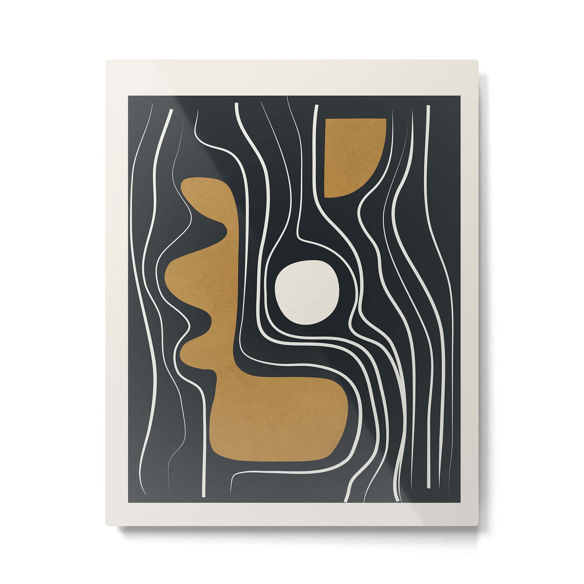 Minimal Abstract Form 3 Metal Print Gallery Image 4