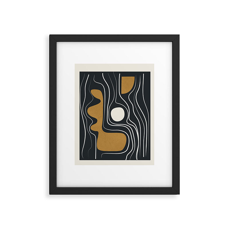 Minimal Abstract Form 3 Framed Art Print Gallery Image 5