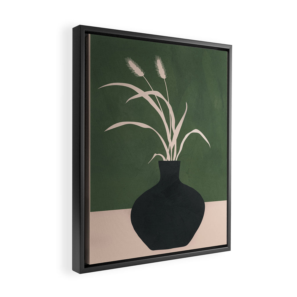 Minimal Abstract Vase Art I Framed Canvas Print Gallery Image 2