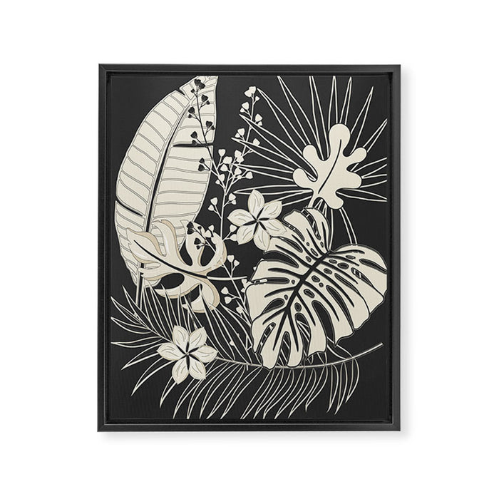 Minimal Botanica 1 Framed Canvas Print Gallery Image 1