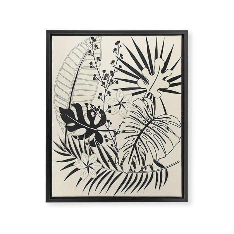 Minimal Botanica 2 Framed Canvas Print Gallery Image 8