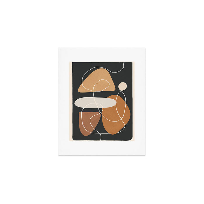 Minimal Colorful Abstract Shapes 1 Art Print Gallery Image 1