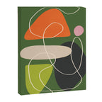 Minimal Colorful Abstract Shapes 2 Canvas Print Gallery Image 6