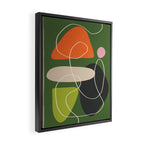 Minimal Colorful Abstract Shapes 2 Framed Canvas Print Gallery Image 2