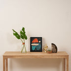 Minimal Colorful Abstract Shapes 4 Framed Canvas Print Gallery Image 4