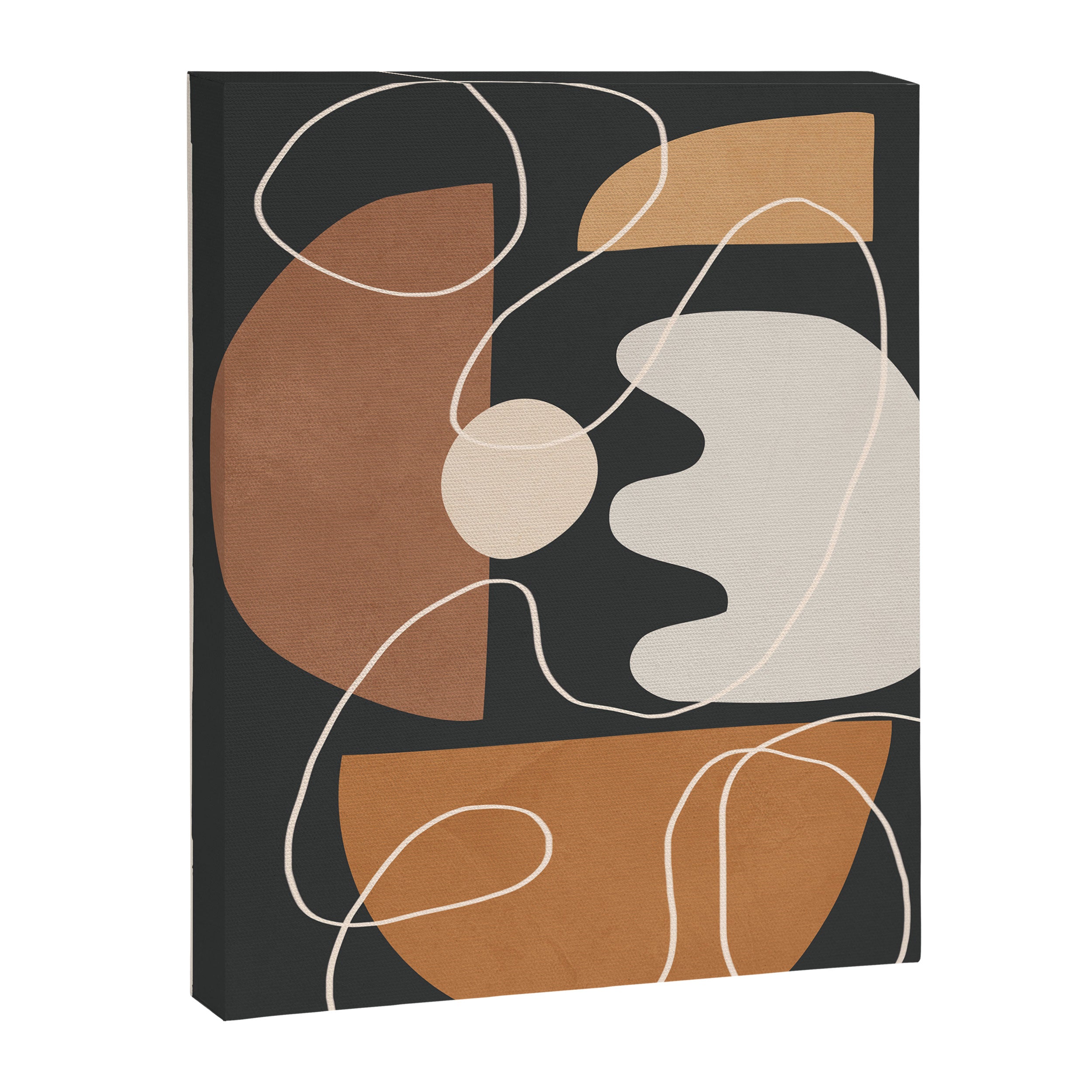 Minimal Colorful Abstract Shapes 5 Canvas Print Gallery Image 6