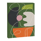 Minimal Colorful Abstract Shapes 6 Canvas Print Gallery Image 6