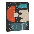 Minimal Colorful Abstract Shapes 8 Canvas Print Gallery Image 6