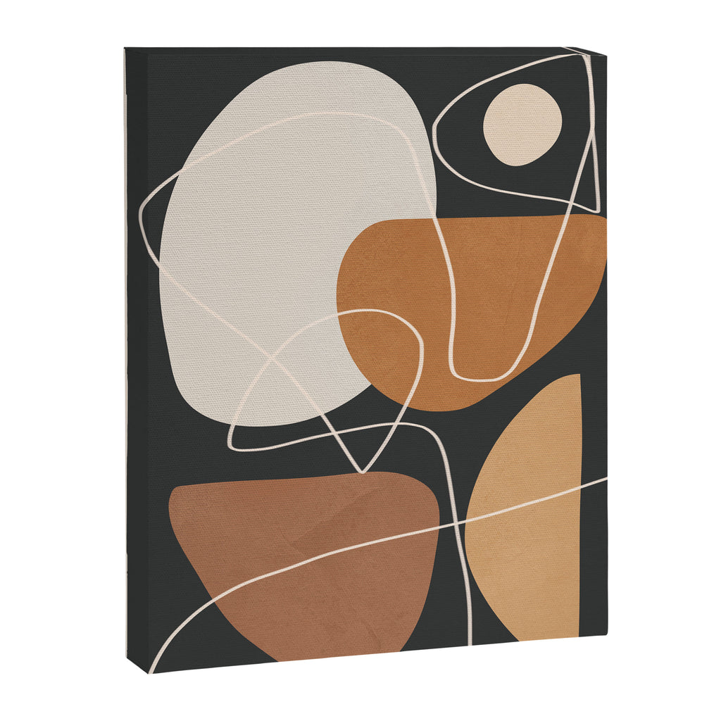 Minimal Colorful Abstract Shapes 9 Canvas Print Gallery Image 6