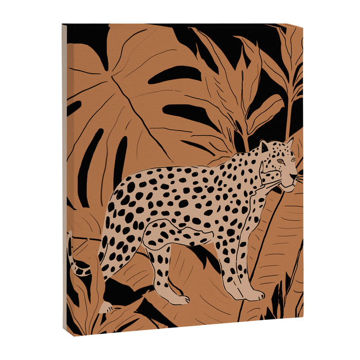 Minimal Jungle Abstract Art 1 Canvas Print Gallery Image 1