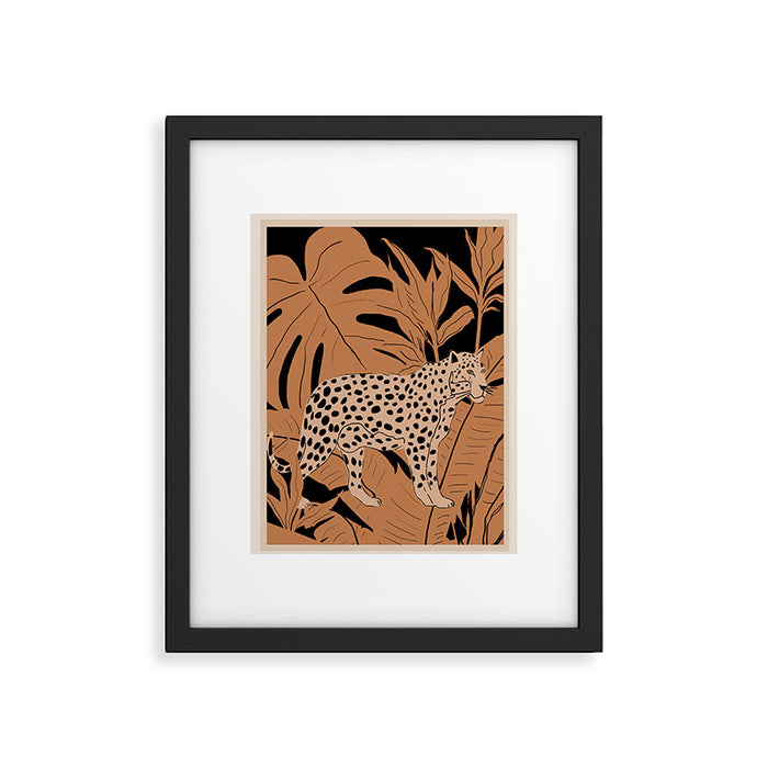 Minimal Jungle Abstract Art 1 Framed Art Print Gallery Image 1