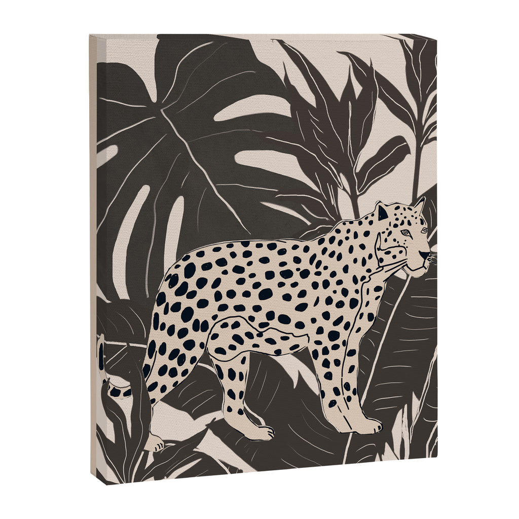 Minimal Jungle Abstract Art 2 Canvas Print Gallery Image 6