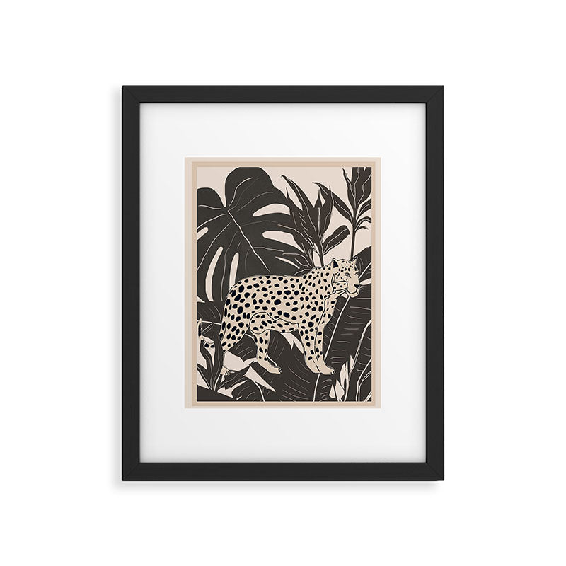 Minimal Jungle Abstract Art 2 Framed Art Print Gallery Image 5