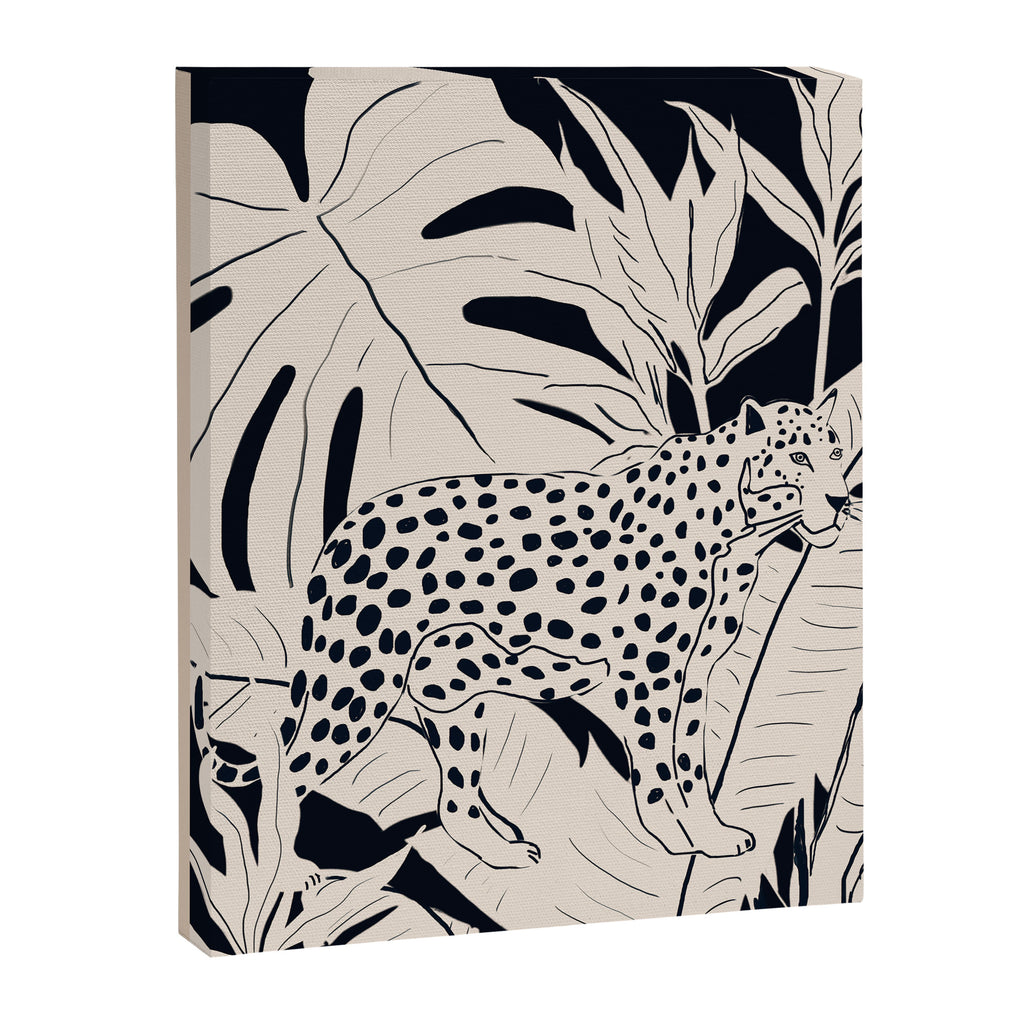 Minimal Jungle Abstract Art 4 Canvas Print Gallery Image 6