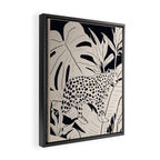 Minimal Jungle Abstract Art 4 Framed Canvas Print Gallery Image 2