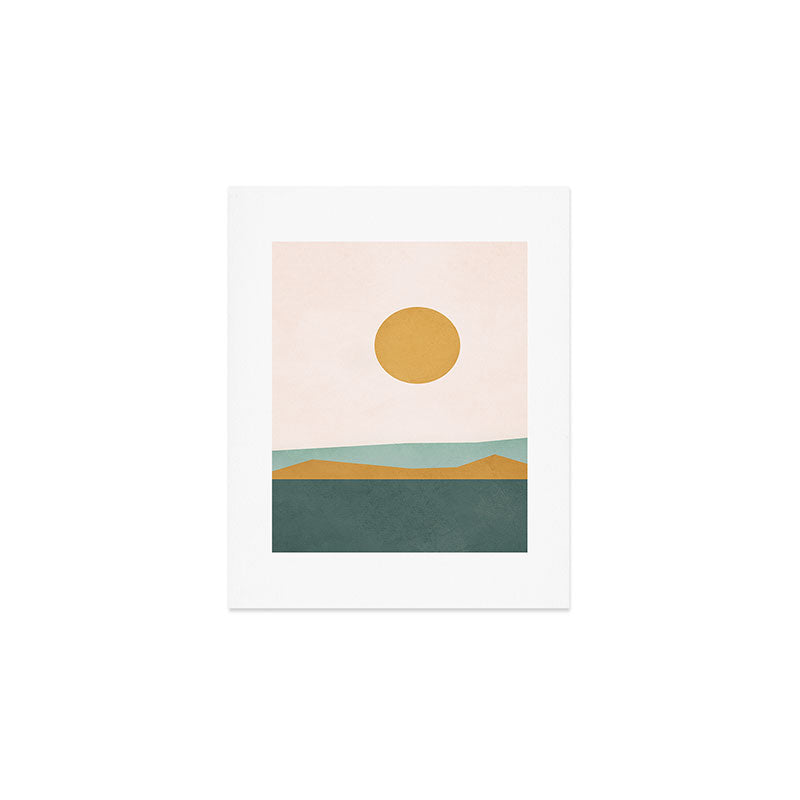 Minimal Line Scape III Art Print Gallery Image 1