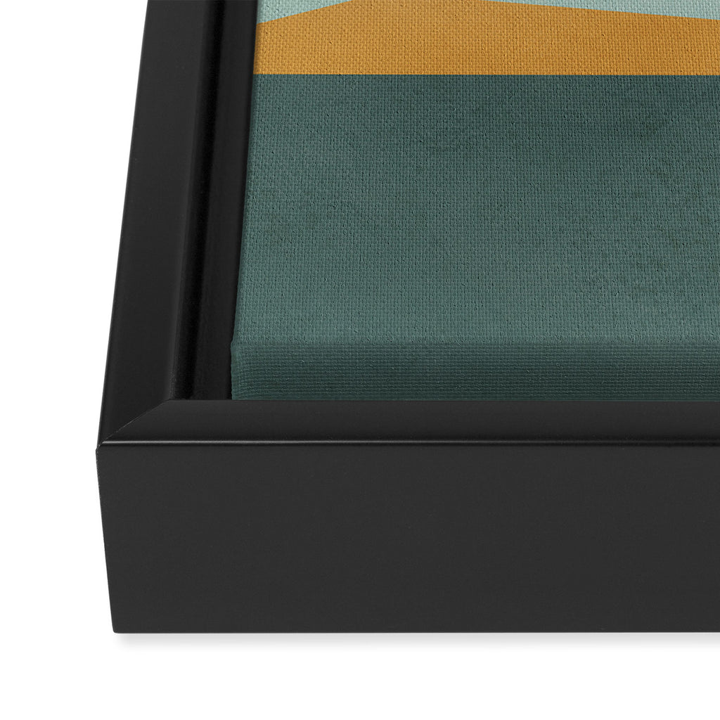 Minimal Line Scape III Framed Canvas Print Gallery Image 3
