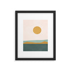 Minimal Line Scape III Framed Art Print Gallery Image 6