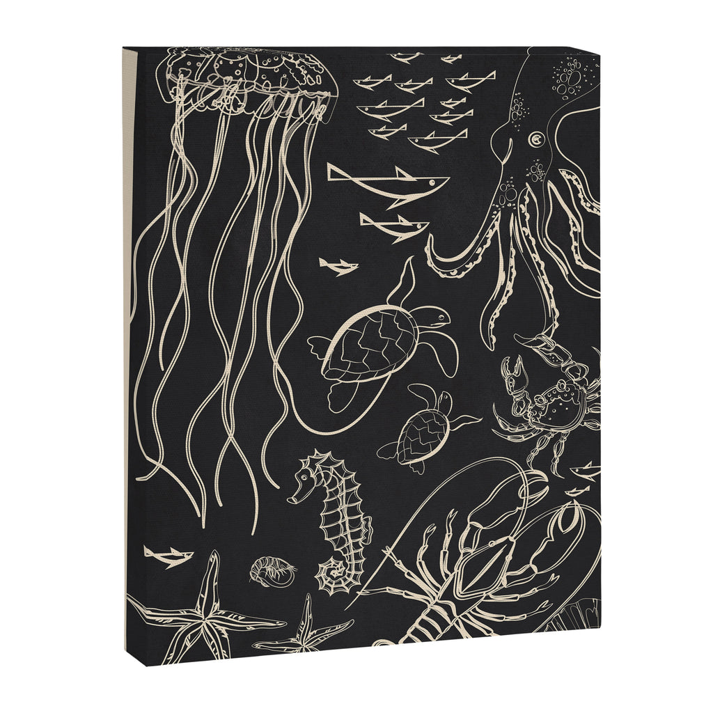 Minimal Sea Life 1 Canvas Print Gallery Image 6