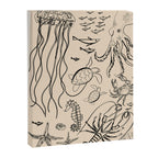 Minimal Sea Life 2 Canvas Print Gallery Image 6