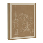 Minimal Window With Potted Plants 1 Canvas Print Gallery Image 6