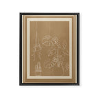 Minimal Window With Potted Plants 1 Framed Canvas Print Gallery Image 6